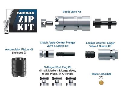 Sonnax Zip Kit U140E-U241E-ZIP Valve Body Rebuild U140F U240E U241E (S27741ZK)