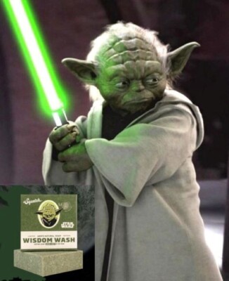 2 PACK Dr Squatch Wisdom Wash YODA STAR WARS Limited Edition Soap Bar!