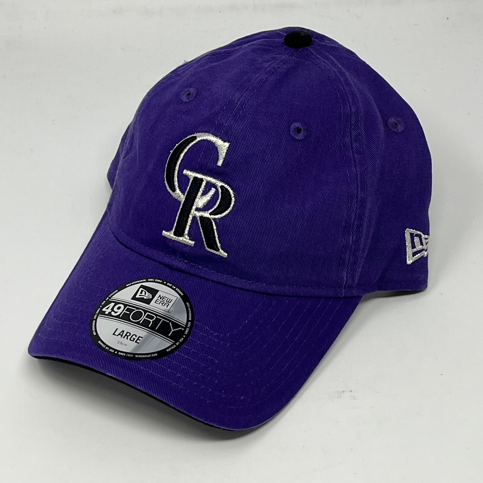 New Era Colorado Rockies MLB Team Classic 49FORTY Purple Hat Cap Men’s Size L