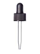 140 Pcs, 18-400 Standard Glass Dropper 7x66mm For 15ml Boston Round Bottle