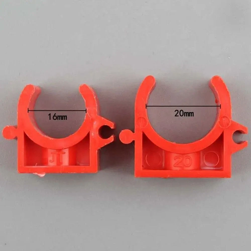 U Type Tube Fittings 16mm U shaped Pipe Clamp PVC Pipe Clamp Connector Home