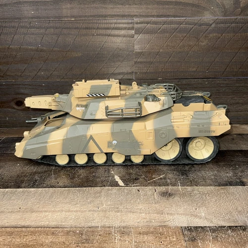 Vintage 2003 G.I. Joe Hasbro Patriot Grizzly Tank - Works - Missing Pieces