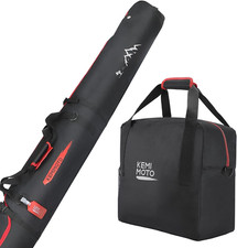 Ski Bag and Boot Bag Combo, Snowboard Bag Padded Ski Bags for Air Travel, Snow S