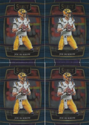 JOE BURROW (4) 2022 SELECT DRAFT PICKS CONCOURSE CARD 45 LSU TIGERS