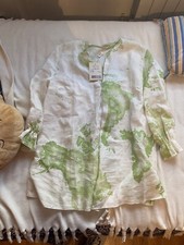 Camicione / Camicia / Di Lino Alviero Martini Con Etichetta Taglia 44