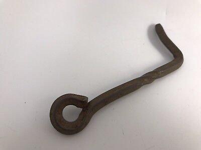 Buy ANTIQUE/VINTAGE 4 INCH HAND FORGED TWISTED GATE, DOOR, SHED, HOOK, LOCK OR LATCH