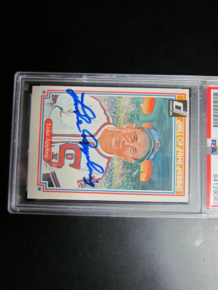 1983 Donruss Luke Appling Signed Baseball Card PSA Certified - Image 2 of 4