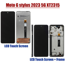 For Motorola Moto G Stylus 2023 4G /5G XT2315 LCD Digitizer Touch Screen  Frame