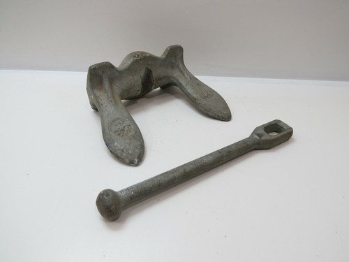 10lb Zurn Cast Iron Stockless Boat Anchor -(A5A858A) - Picture 4 of 7