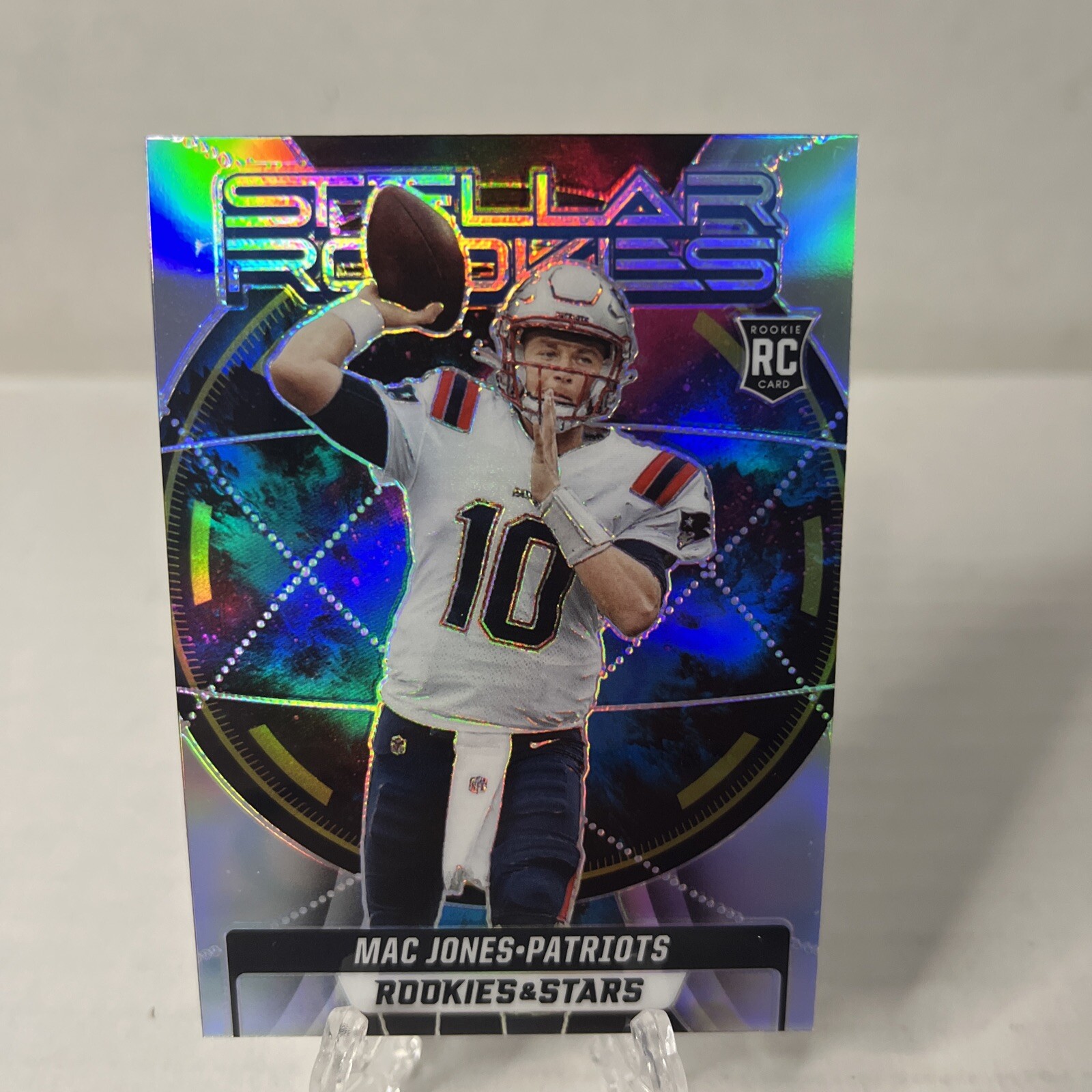 2021 Panini Rookies & Stars Mac Jones Stellar Rookies Silver Prizm RC SR-5