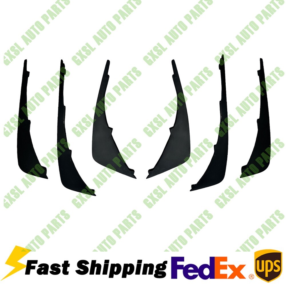 For Ferrari 488 GTB Spider Rear Bumper Spoiler Fin Set 86639900 86640100