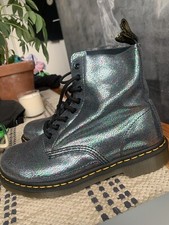 Dr. Martens 1460 Pascal Glitter Leather Boots - Women's 5 36   150.00 Rainbow