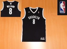 Brooklyn WILLIAMS shirt NBA camiseta jersey  M MEDIUM Adidas basketball top USA