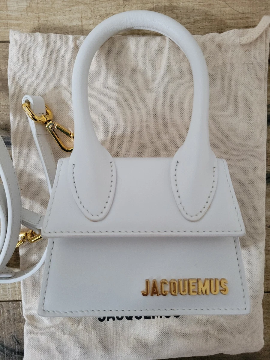 Jacquemus Medium Le Chiquito Top-handle Bag in White