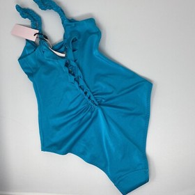 Agent Provocateur Marlow Turquoise Swimsuit AP5 Extra Large NWT