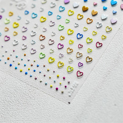 3D Nagelsticker Selbstklebend Nagelaufkleber Glitzer Struktur Textur Fingernägel - Bild 35 von 52