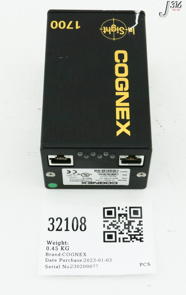 オーダー 32108 COGNEX WAFER READER, IN-SIGHT 1700, AMAT 0190-17601 800-5748