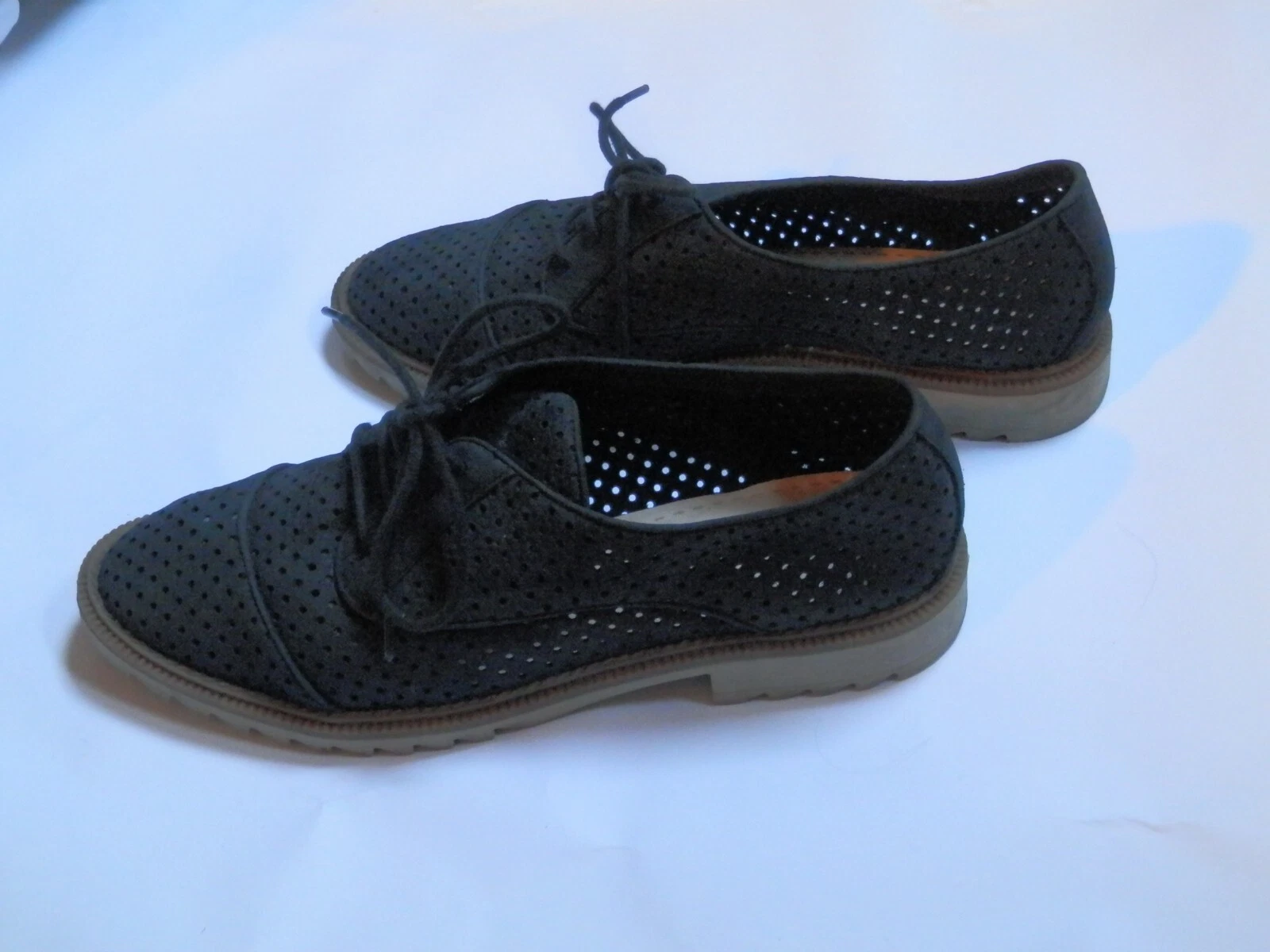 Scarpe Clarks nere Somerset Oxford stringate scamosciate taglia 5 38