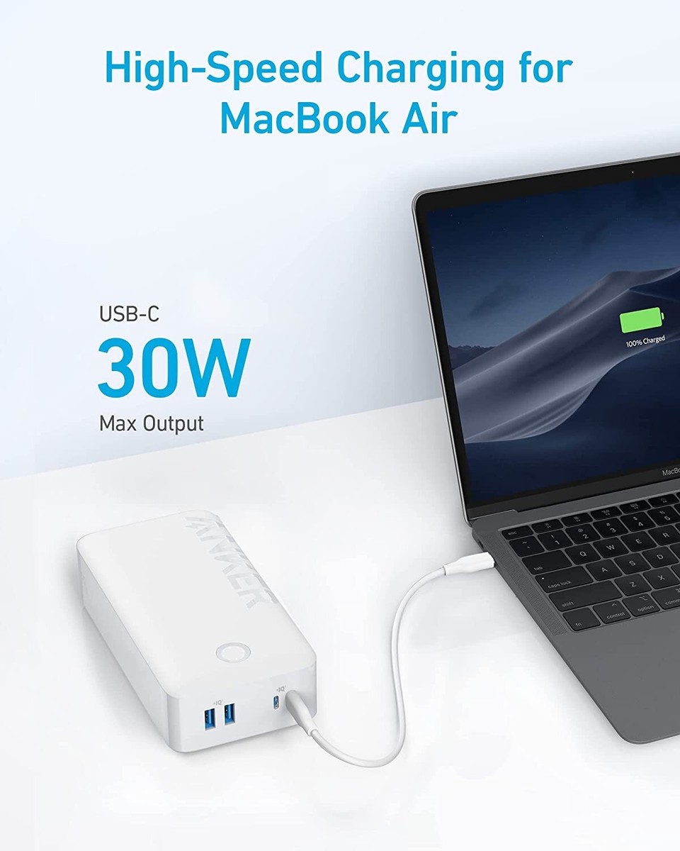 Anker Portable Charger, Power Bank (PowerCore 40K), 40,000mAh 30W