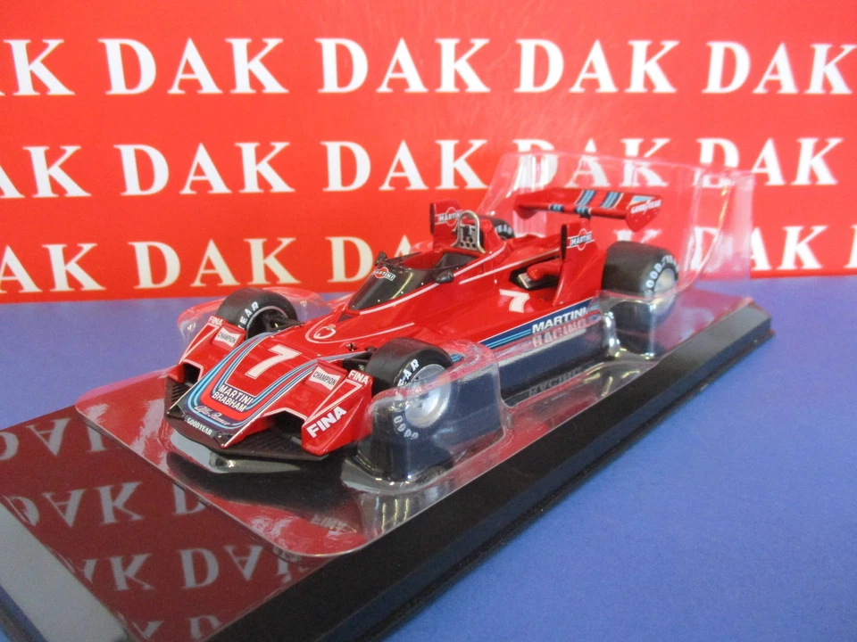 Die cast 1/24 Modellino Auto F1 Brabham BT45 Martini 1976 C. Reutemann - Immagine 2 di 4