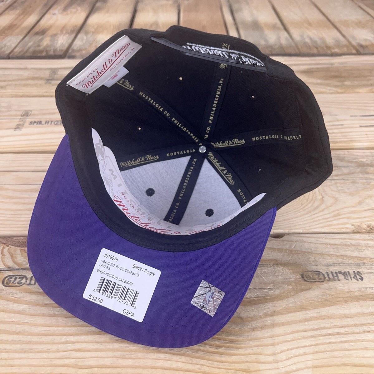 Mitchell & Ness NBA Core L.A. Lakers Snapback Baseball Cap Adjustable Amazon.com: Mitchell & Ness NBA Reload Snapback HWC Lakers  main image 3