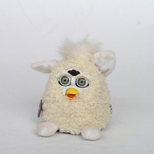 Vintage Original Furby Babies Cream Curly Sheep Tiger Electronics Model 70-940