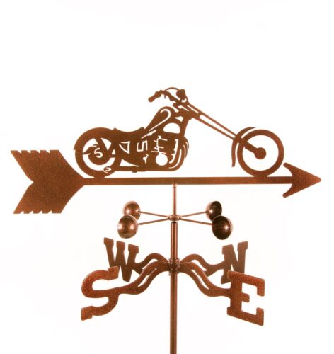 Chopper Motorcycle Weathervane, Harley? Cycle, Bike Vane w/ Choice of Mount - Picture 1 of 4