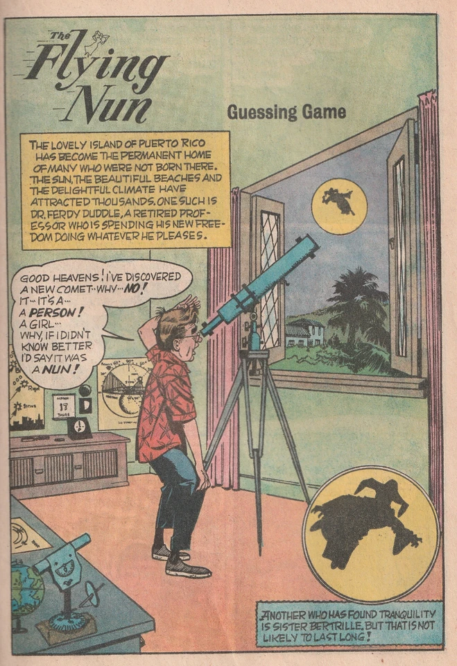 The Flying Nun #4 Dell 1968 "Classic TV Series Photo Cover" Foto 4 de 4