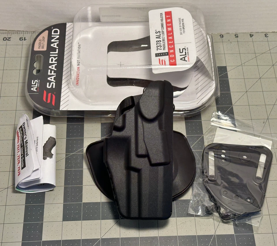 Safariland 7378 7TS ALS Concealment RH Paddle & Belt Combo Holster for H&K VP9 - Image 4 of 4