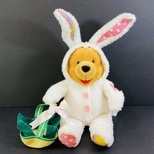 Winnie the Pooh 21" Plush White Easter Bunny  Basket The Walt Disney Company