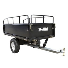 Anh&auml;nger Traktor Kippanh&auml;nger  Rasentraktor KELLFRI GARTENANH&Auml;NGER MIT DEICHSEL