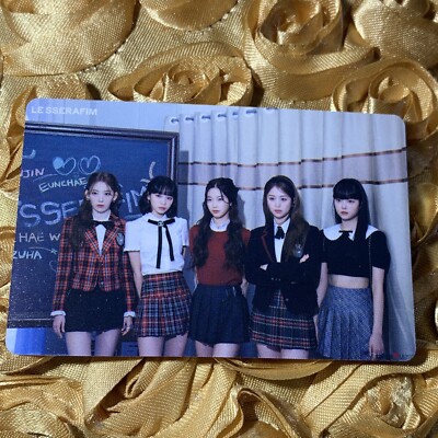 LE SSERAFIM Class Edition Celeb K-pop Girl Photo Card Group School Girls 2