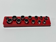 Snap-on Tools Usa 212fsmy 1 13pc Metric 7-19mm Shallow Socket Set - 38 Dr.