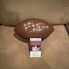 Fred Dean Signed Full Size Football, JSA, To Chris You’re The Man