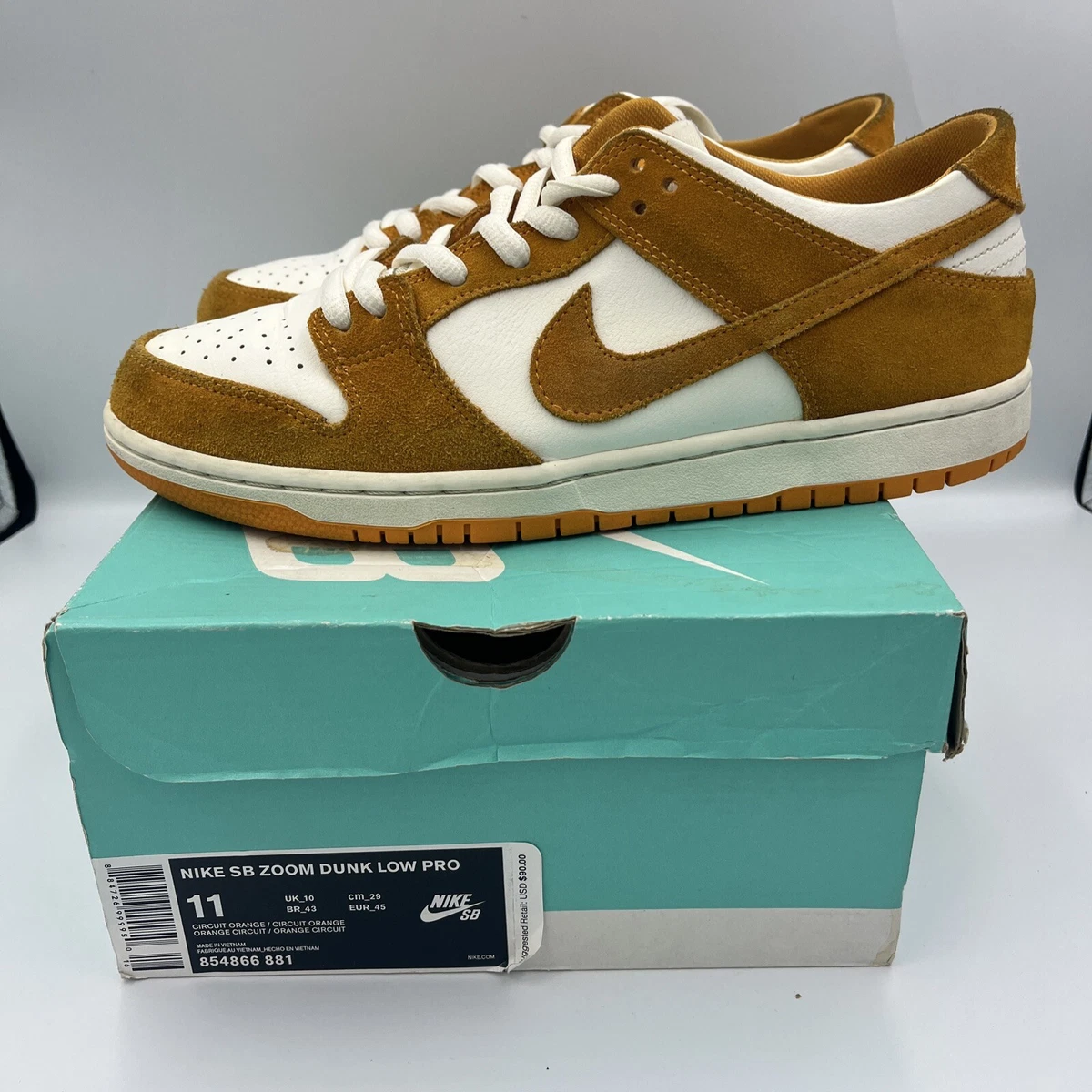 通販大人気】 NIKE - NIKE SB ZOOM DUNK LOW PRO CIRCUIT ORANGEの通販