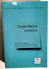 Irgendwie anders: Inklusionsaspekte in den künstlerische... MÄNGELEXEMPLAR