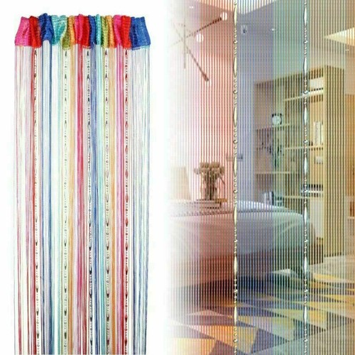 Crystal Beaded String Door Curtain Beads Room Divider Fringe Window Panel Drapes - Bild 15 von 22