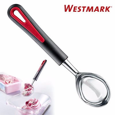 Westmark Germany Gallant Heavy Duty Chrome Ice Cream Scoop Red Black (2 Pack)