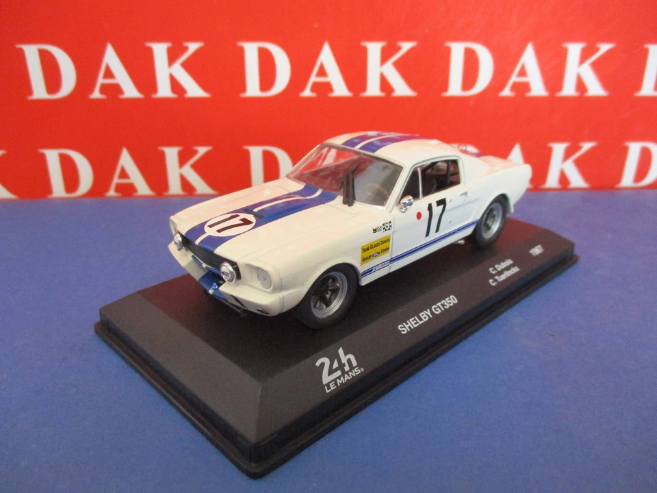 Die cast 1/43 Modellino Auto Shelby GT350 24H Le Mans 1967 C. Dubois - Immagine 3 di 4