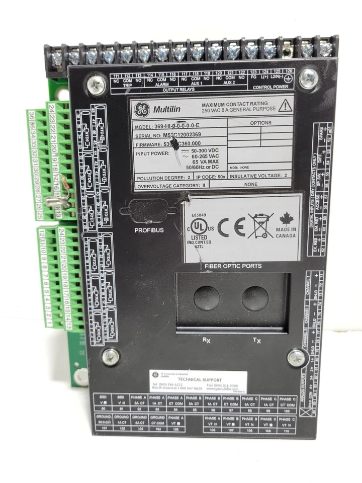 GE 369-HI-0-0-0-0-0-E INTERNAL BOARD 1253-0010 POWER SUPPLY BOARD - Image 4 of 4