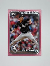 2024 Topps Update Nick Nastrini (RC) Mothers Day Pink /50