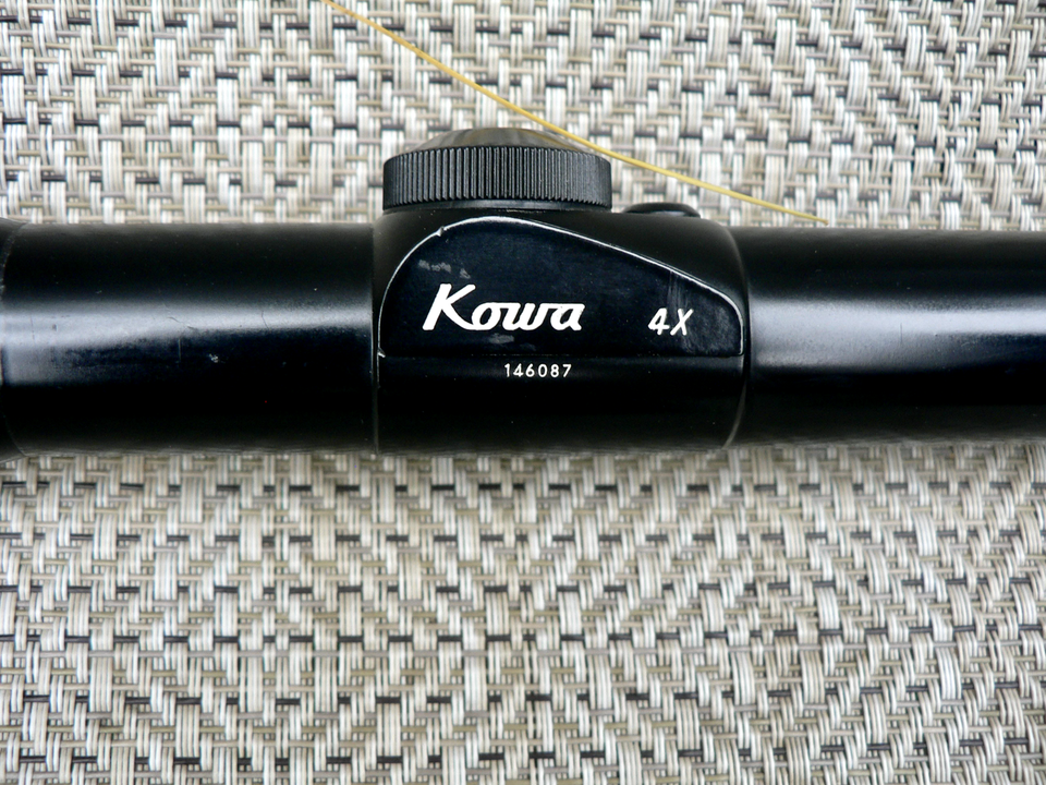 Nice Kowa 4x32 German Post & Fine Crosshair Rifle Scope Japan 1” Dia