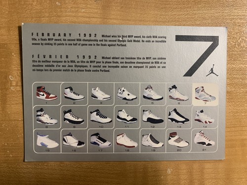 Nike Air Jordan 7 VII Retro Sammlerkarte Feuerstein grau Hase Bordeaux Kardinal - Bild 2 von 4
