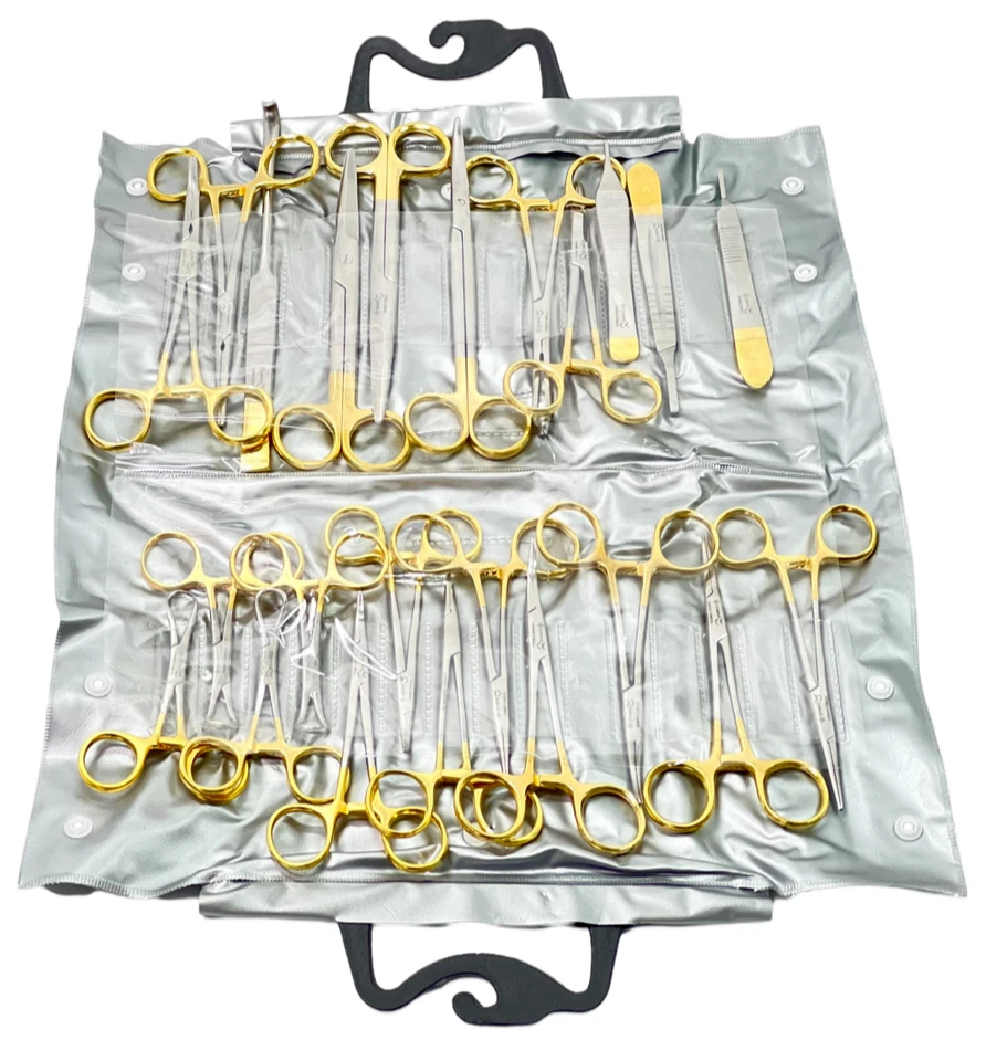 82 PC GENERAL SURGERY SPAY PACK SURGICAL VETERINARY INSTRUMENTS-GERMAN STAINLESS - Image 2 of 4