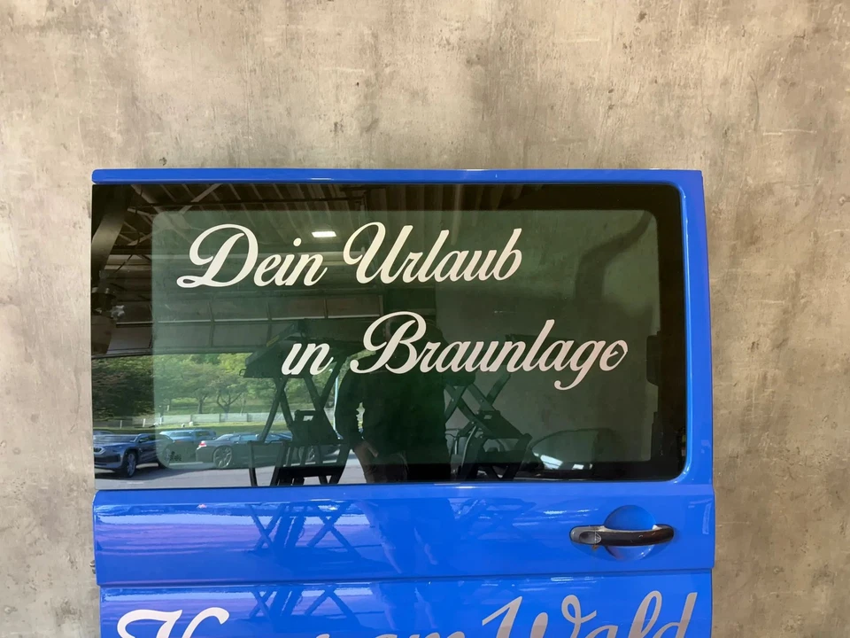 VW T5 Transporter Multivan Schiebetür Beifahrerseite hinten rechts Scheibe LA5F - Bild 3 von 4