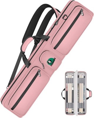Pool Cue Case 4x4, Pool Stick Case for Women Soft Padded Billiard Cue Carryin...