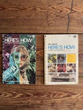 Pair of Kodak Information Books - Here  s How - 3rd  7th Edition - 1964  1971