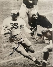 Autographed 8x10 Photograph Of Army Heisman Trophy Winner Doc Blanchard.