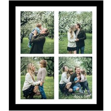 12x16 Picture Frame, 5x7 Collage Picture Frame, Display 4 Pcs 5x7 Photos or 1...