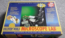 Vintage Discovery World Microscope Lab